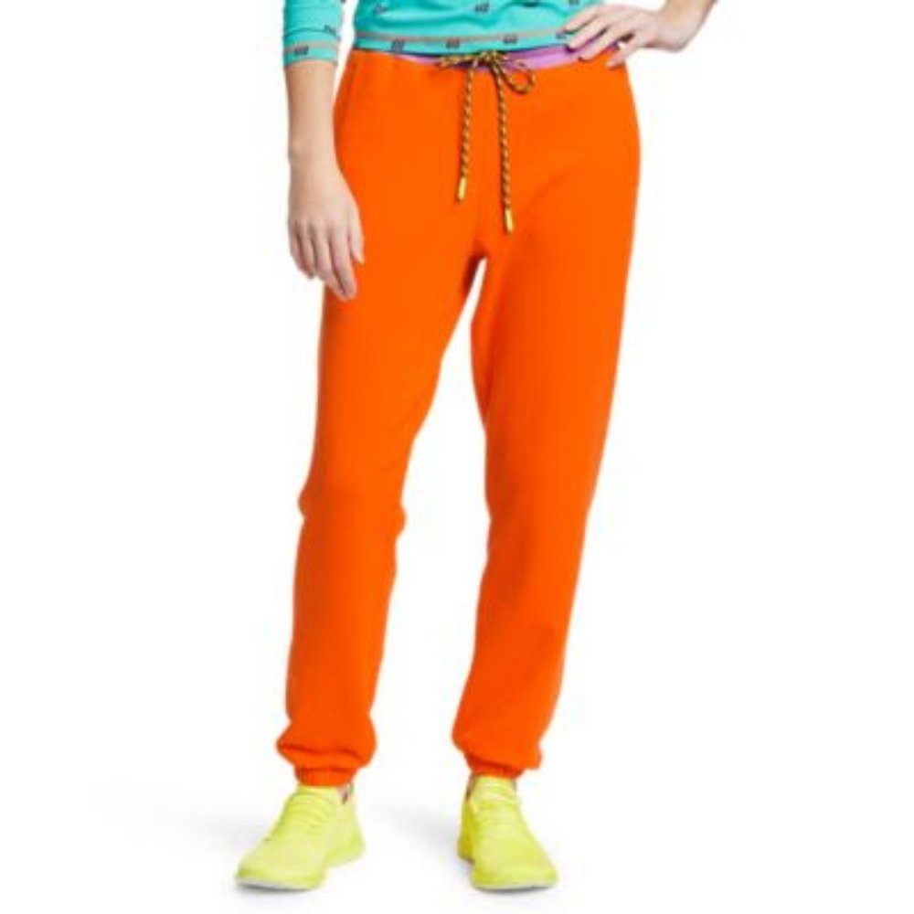 Eddie Bauer x Karla sweatpants — Rescue Orange — Medium